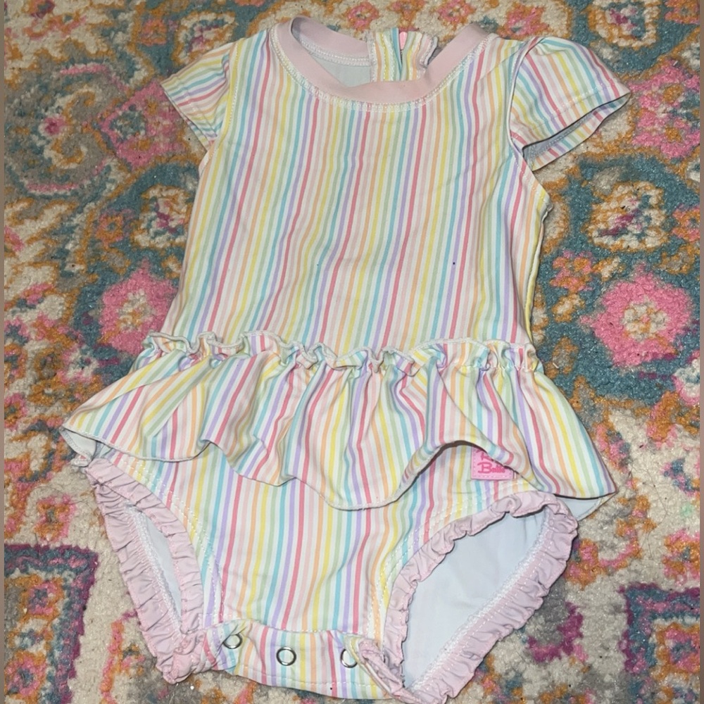 Ruffle Butts swim suit 6-12 months